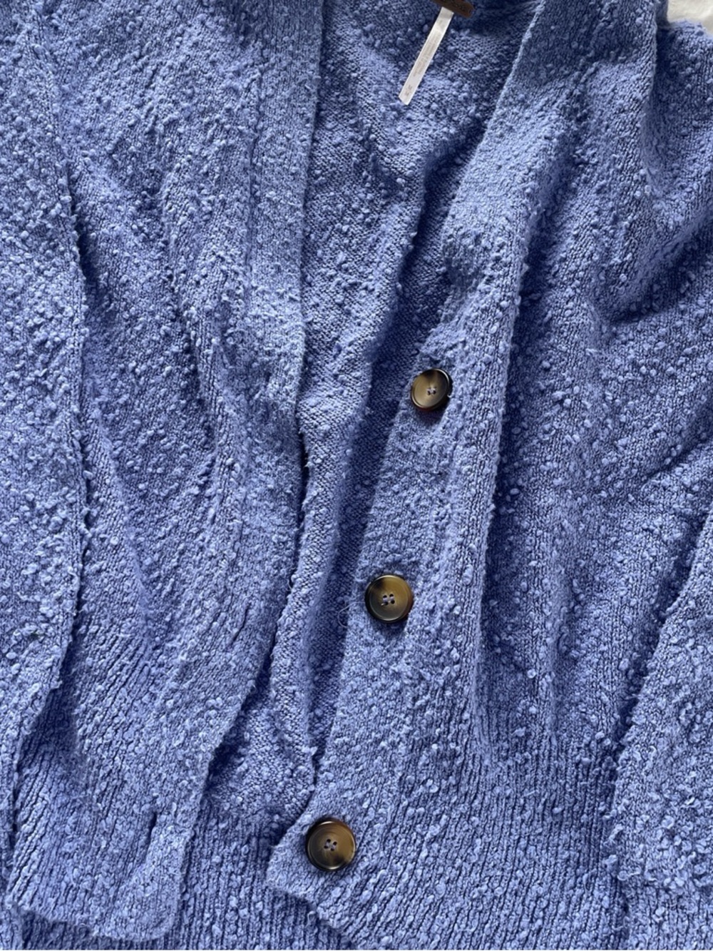 Free People Periwinkle Textured Button Cardigan - Picture 2 of 3
